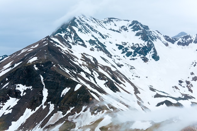 Summer, June) Alp mountain top view from Grossglockner High Alpine Road