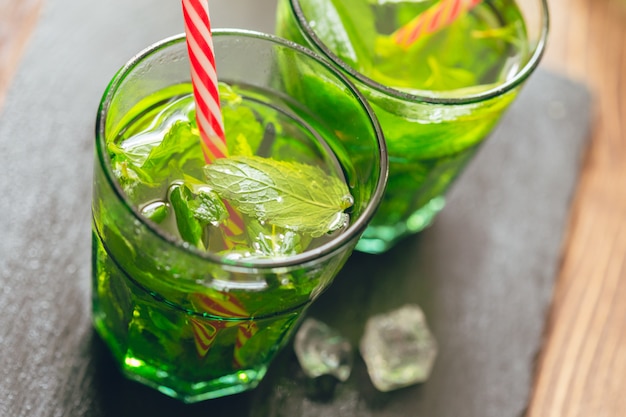 Summer mojito cocktail