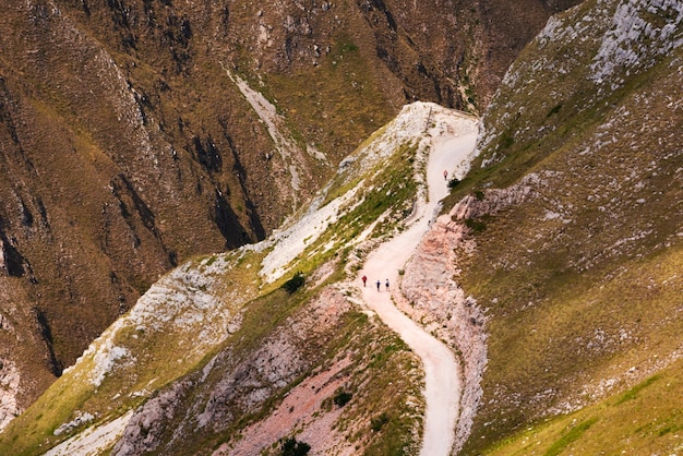 Summer mountain landscape beautiful nature in Italy