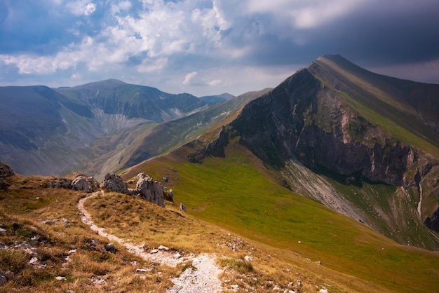 Summer mountain landscape beautiful nature in Italy