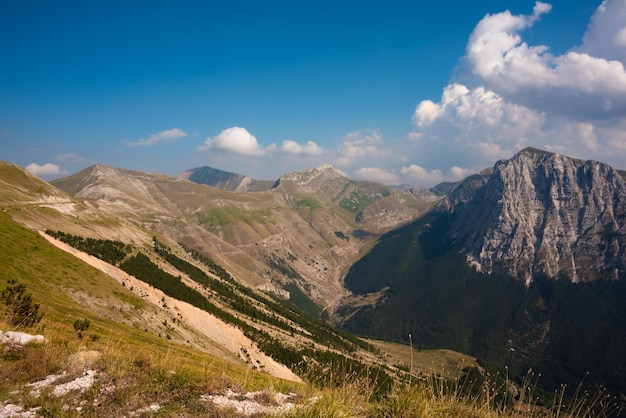 Summer mountain landscape beautiful nature in Italy