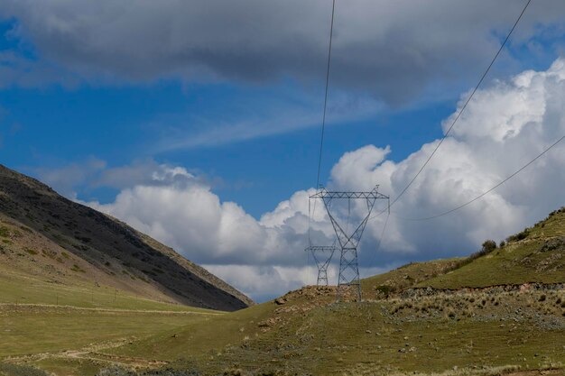 Summer mountain landscape Kyrgyzstan mountains IssykKul region