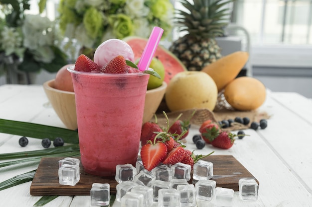 Summer refreshing healthy drink 