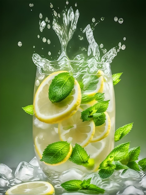 Summer refreshing juice by Ai Generate