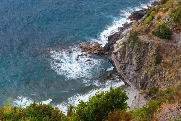 Summer Riomaggiore outskirts Cinque Terre