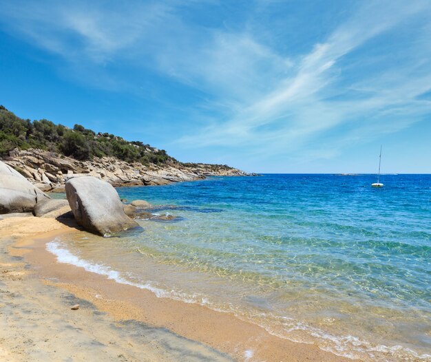 Summer sea beach Halkidiki Greece