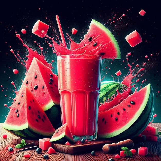 Summer Splash Watermelon fresh Juice