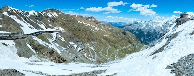 Summer Stelvio pass Italy