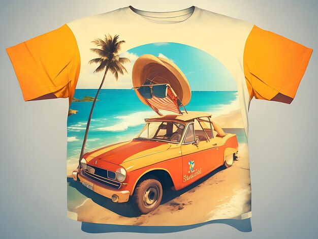 summer t shirt design