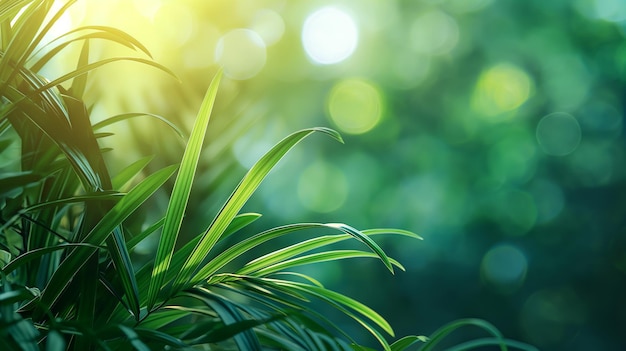 Summer texture background of green grass in out of focus