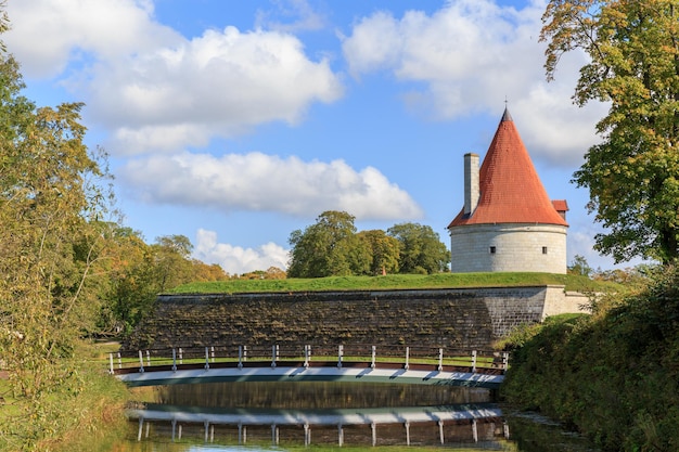 A summer view of Kuressaare castle Saaremaa island Estonia