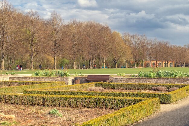 Summer view of the park Ingolstadt