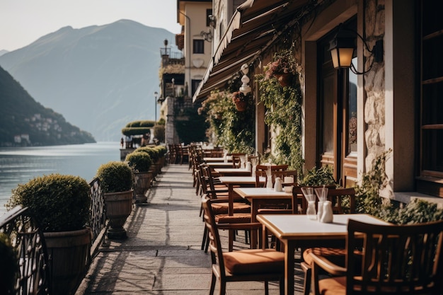 Summertime at the ancient city of Perast on Montenegros Gulf of Kotor