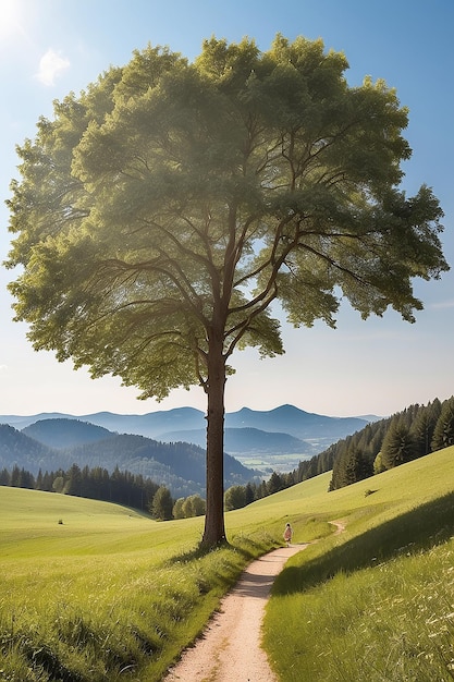 Summertime natural setting in the black forest close to bernau in southern germany