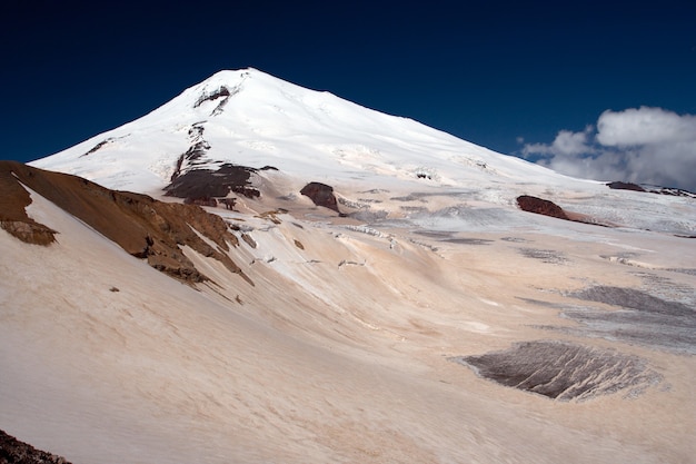 Summit of European highest mountain Elbrus, Caucasus, Russia