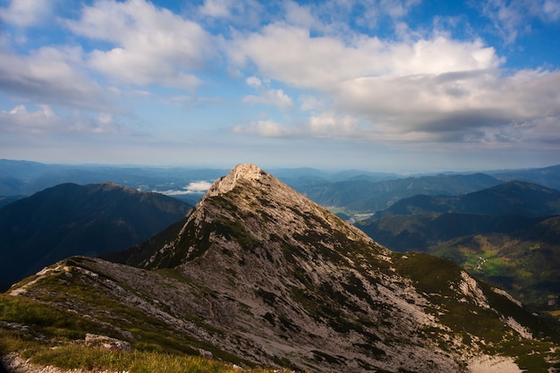 On the summit of Vogel mountain