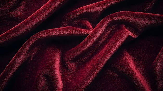 Sumptuous Velvet Fabric with Soft Reflections and Luxurious Color