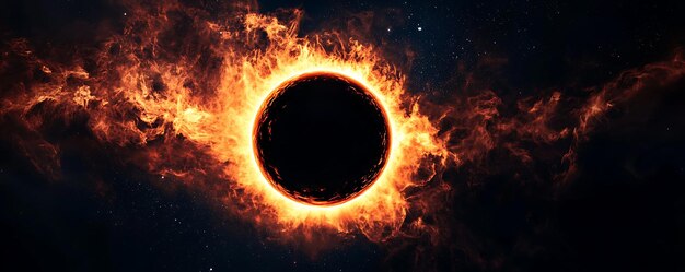 the sun is a bright circle of fire