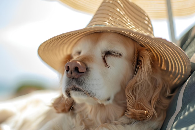 Sun Sand and Tails Blissful Pets on the Beach