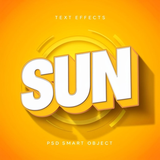 a sun symbol is on the orange background