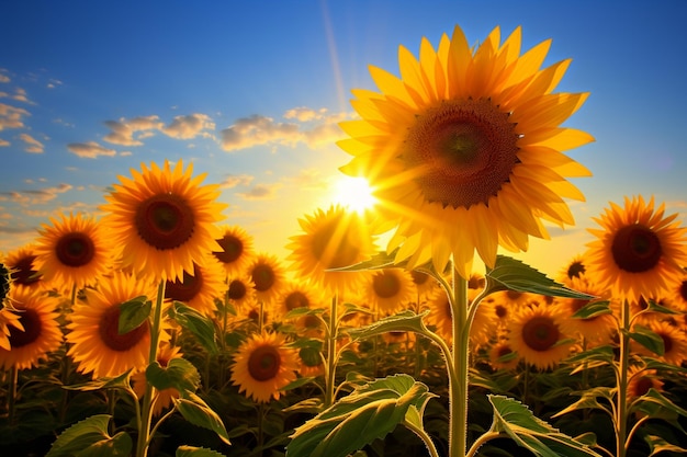 Sunbeam Sunflower Fields photo