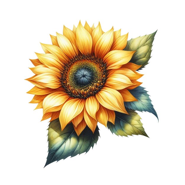 Sunflower Bliss Watercolor Clipart