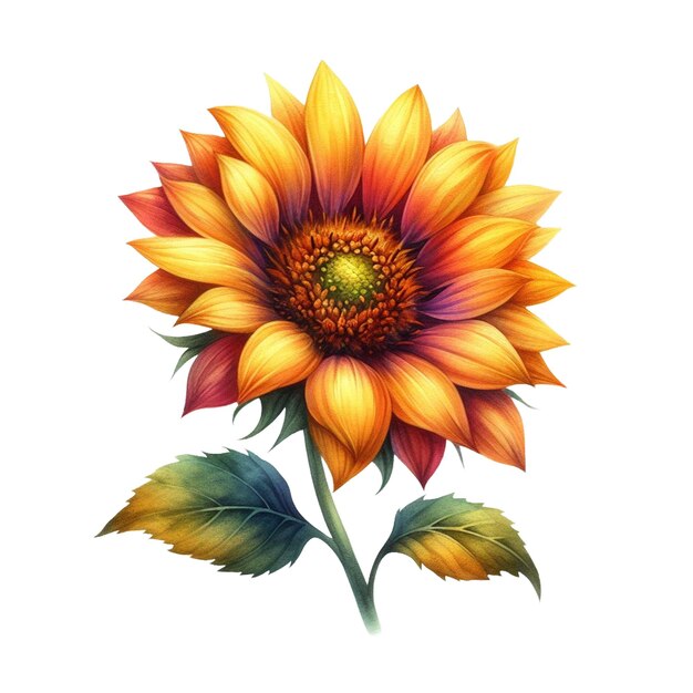 Sunflower Bliss Watercolor Clipart