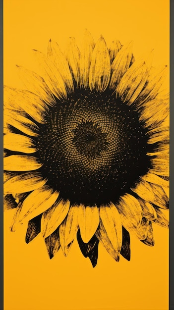 Sunflower blossom person plant