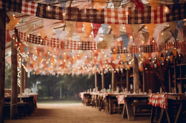 Sunflower Gingham Country Charm Whimsical Fall Wedding