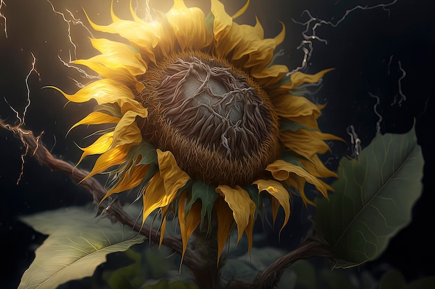 Sunflower illustration