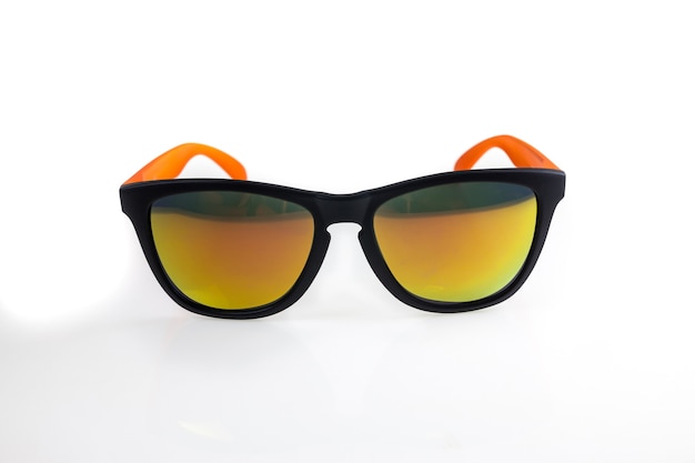 Sunglasses on white background.