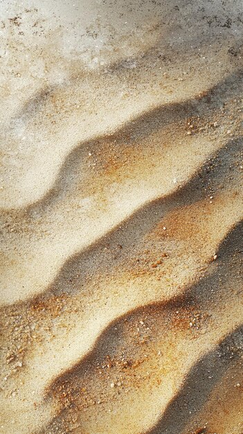 Photo sunkissed sand a symphony of ripples and light