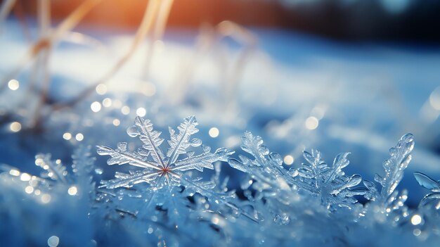 Sunlit Snowflakes Pure White Elegance