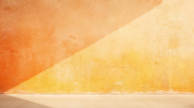 Sunlit Wall Texture Background with Warm and Bright Tones Radiant Illumination