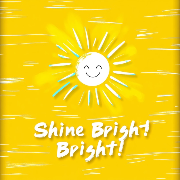 Photo sunny day shine bright banner