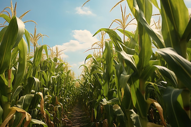 Sunny days in the cornfield corn photography