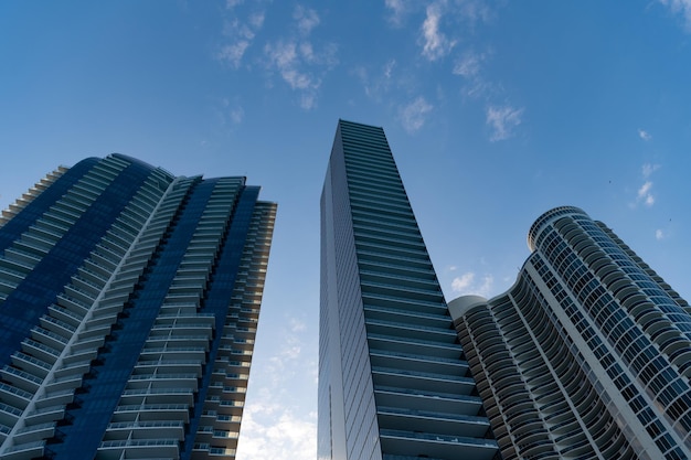 Sunny Isles Beach Miami Florida USA March 24 2021 high rise skyscraper building downtown