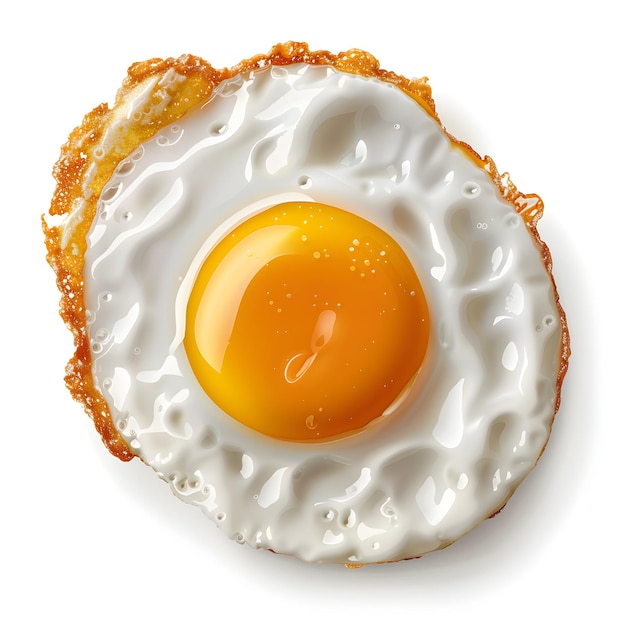 sunny side up egg white background fried egg yolk runny white background over easy egg white p