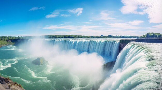 Sunny Spectacle Horseshoe Falls at Niagara