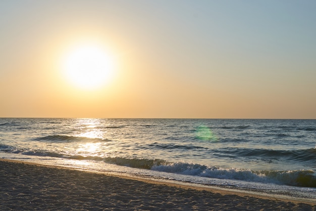 Sunrise and beach sunrise.