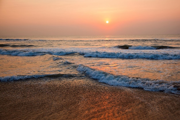 Sunrise on beach