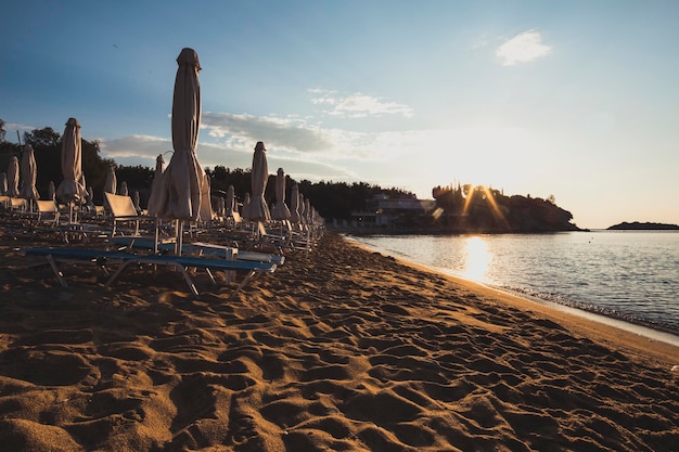 Sunrise on the beach