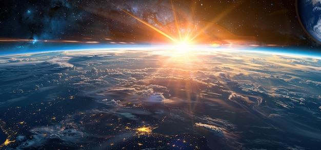 Sunrise from Space A Breathtaking View of Earth