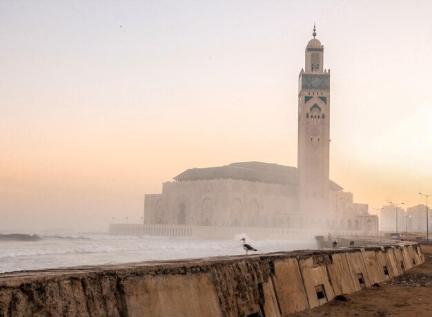 Sunrise at Hassan II Mosque Casablanca Morocco