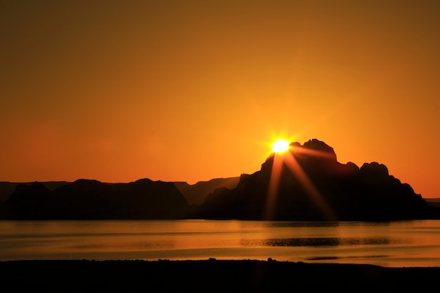 Sunrise at Lake Powell Utah