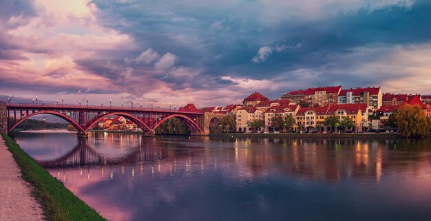 Sunrise at Maribor