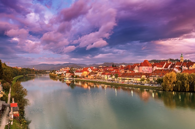 Sunrise at Maribor