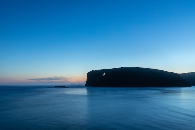 Sunrise at one of the most famous beaches in Spain, Las Catedrales!