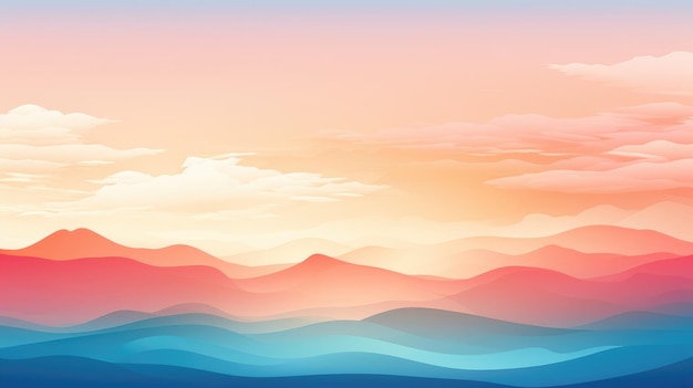 a sunrisesunset background with vibrant hues