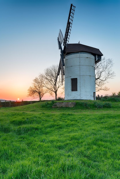 Sunset at Ashton Windmill